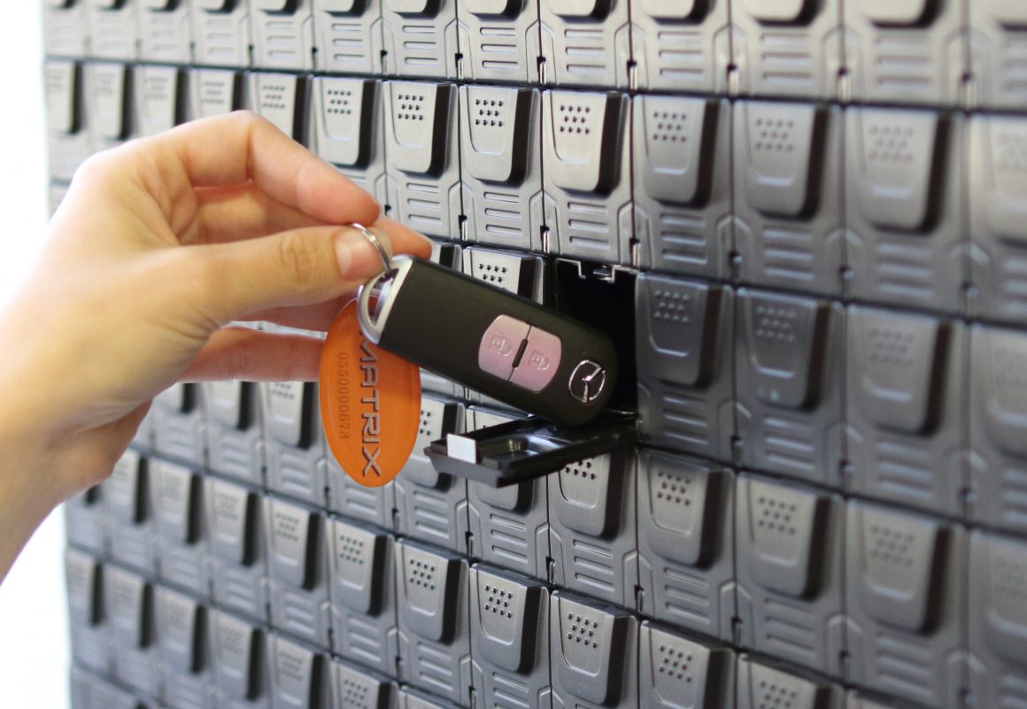 "Matrix Frame"- Secure Key Cells for dealerships