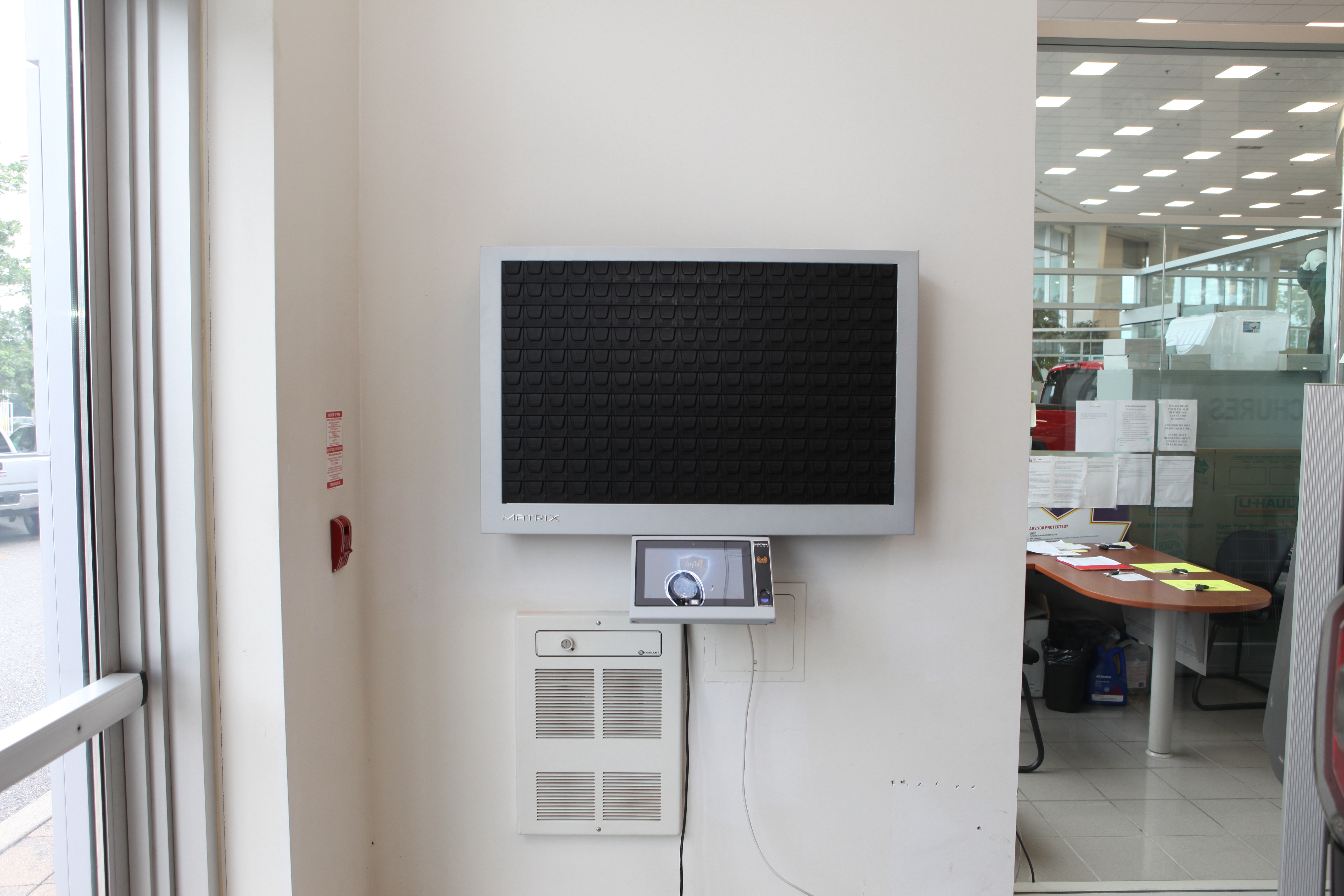 property management key system implemented in an office
