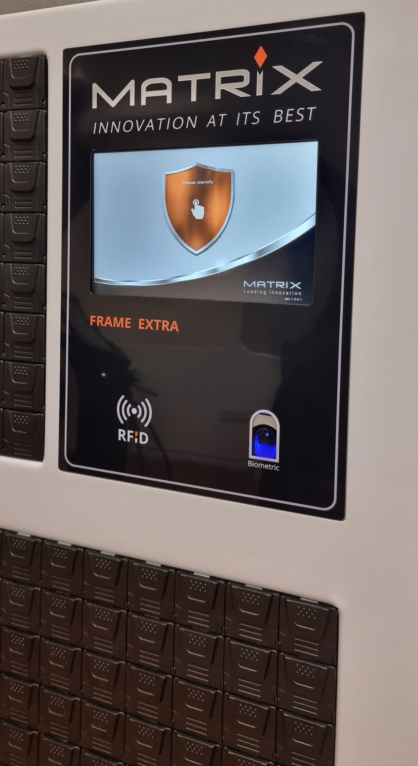 FRAME EXTRA - control screen (Matrix key systems)